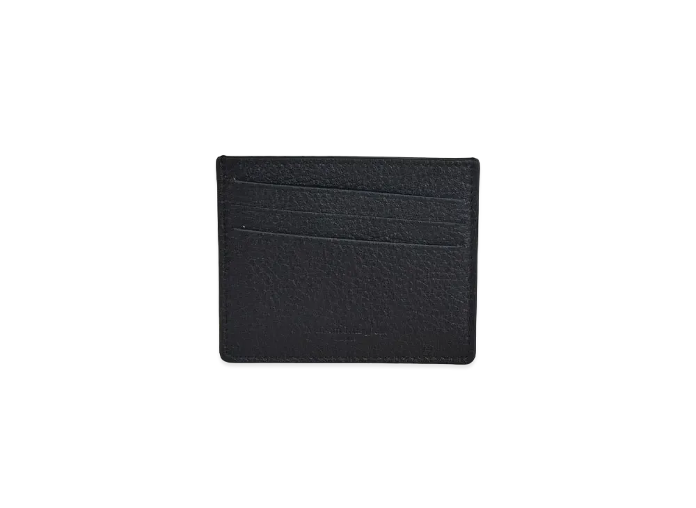 Maison Margiela Black Logo Leather Card Holder "Black"