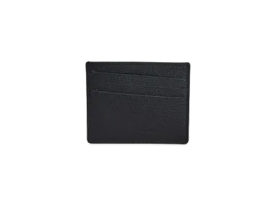 Maison Margiela Black Logo Leather Card Holder "Black"