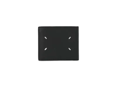 Maison Margiela Grainy Leather Bi-fold Wallet "Black"