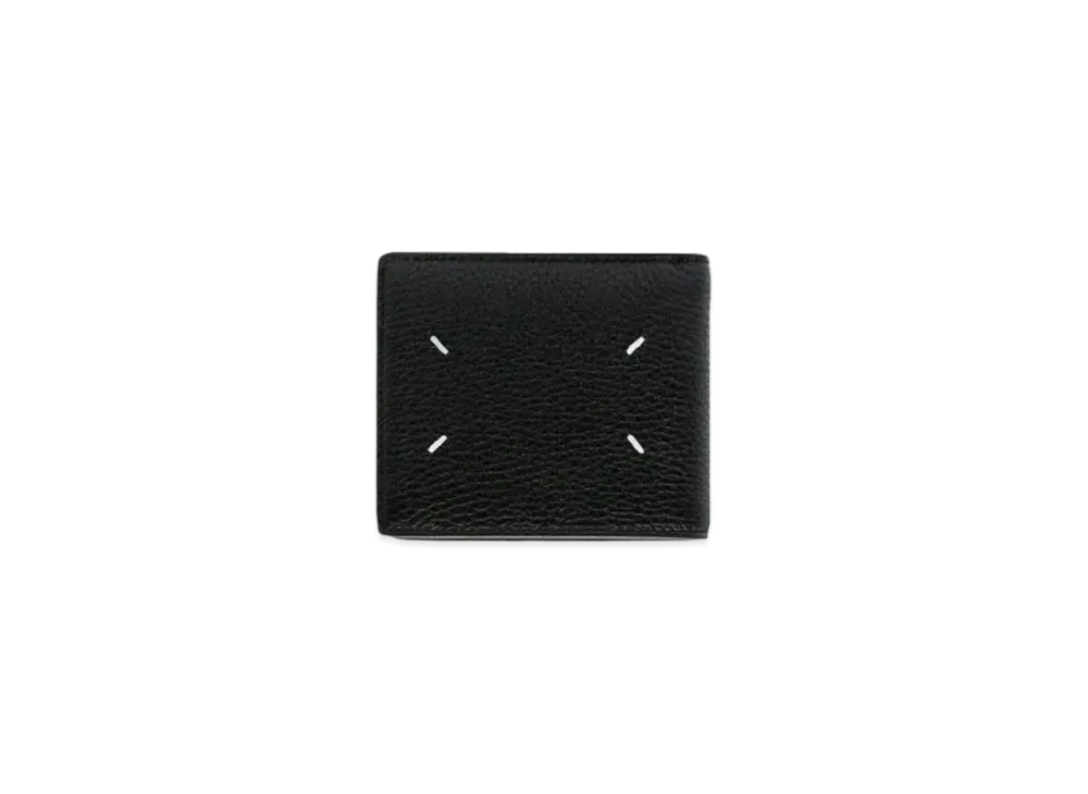 Maison Margiela Grainy Leather Bi-fold Wallet "Black"