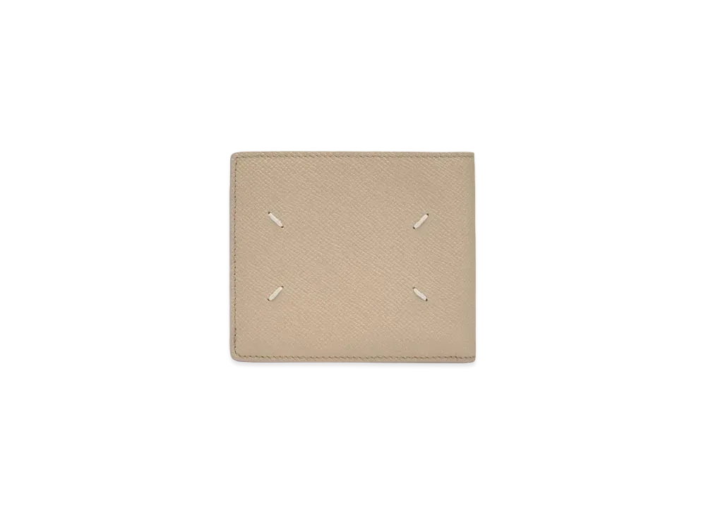Maison Margiela Cow Leather Bi-fold Wallet "Beige"