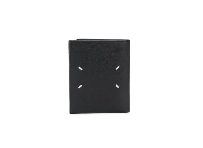 Maison Margiela Flip Flap Grainy Leather Wallet "Black"