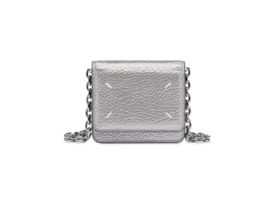 Maison Margiela Four Stitches Chain Wallet Small "Metallic Grey"