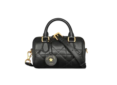Dior Groove 16 Mini Bag Macrocannage Calfskin "Black"