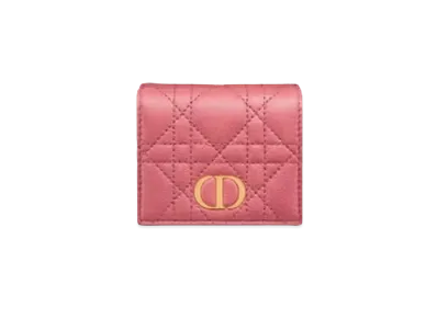 Dior Dior Caro Compact Wallet "Yarrow Pink"