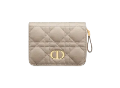 Dior Carocompact Zip Wallet "Sand"