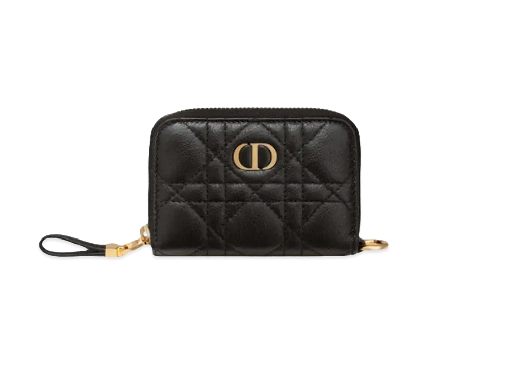 Dior Dior Caro Detachable Card Holder "Black"