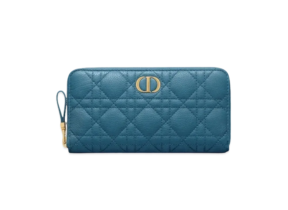Dior Dior Caro Voyageur Wallet "Blue"