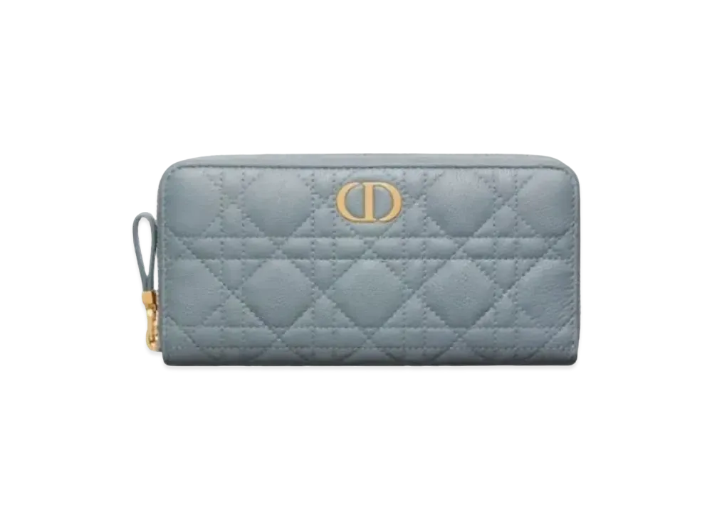 Dior Caro Voyage Wallet "Cloud Blue"