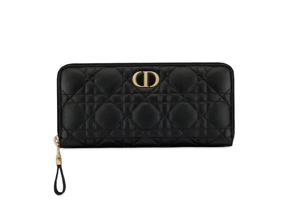 Dior Dior Caro Voyageur Wallet "Black"