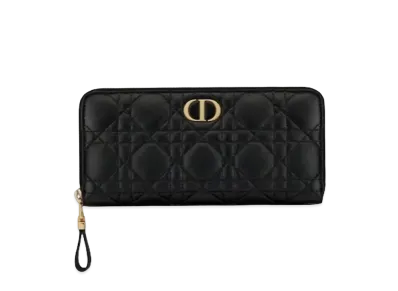 Dior Dior Caro Voyageur Wallet "Black"