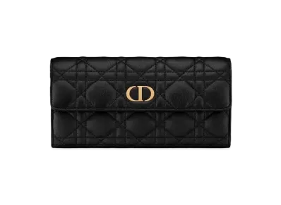 Dior Dior Caro Wallet "Black"