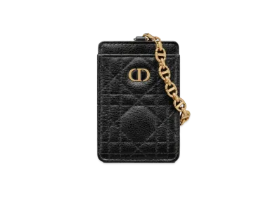Dior Dior Caro Card Holder "Black"