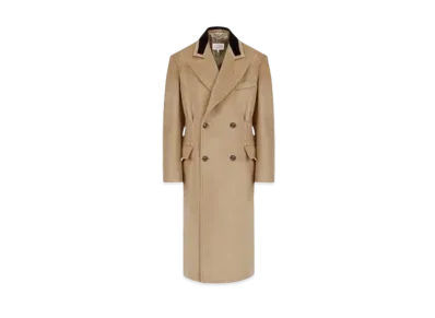 Maison Margiela Decortique Double Breasted Coat "Camel"