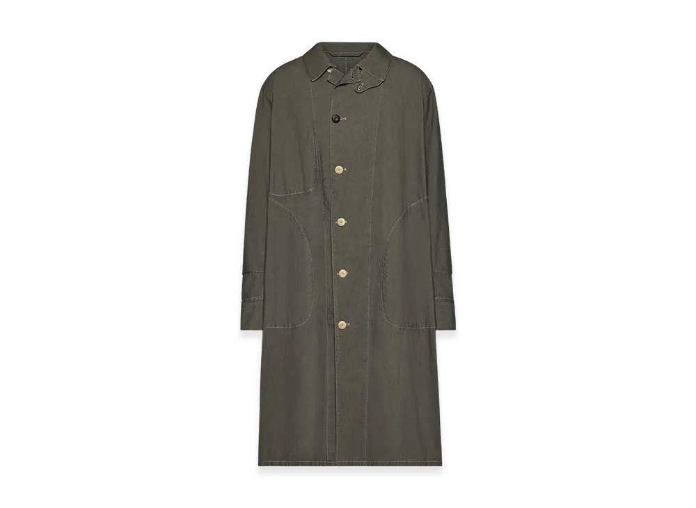 Maison Margiela Men's Duster Coat "Melange Gray"