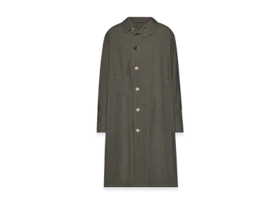 Maison Margiela Men's Duster Coat "Melange Gray"
