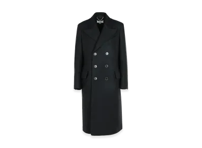 Maison Margiela Women's Virgin Wool Coat "Black"