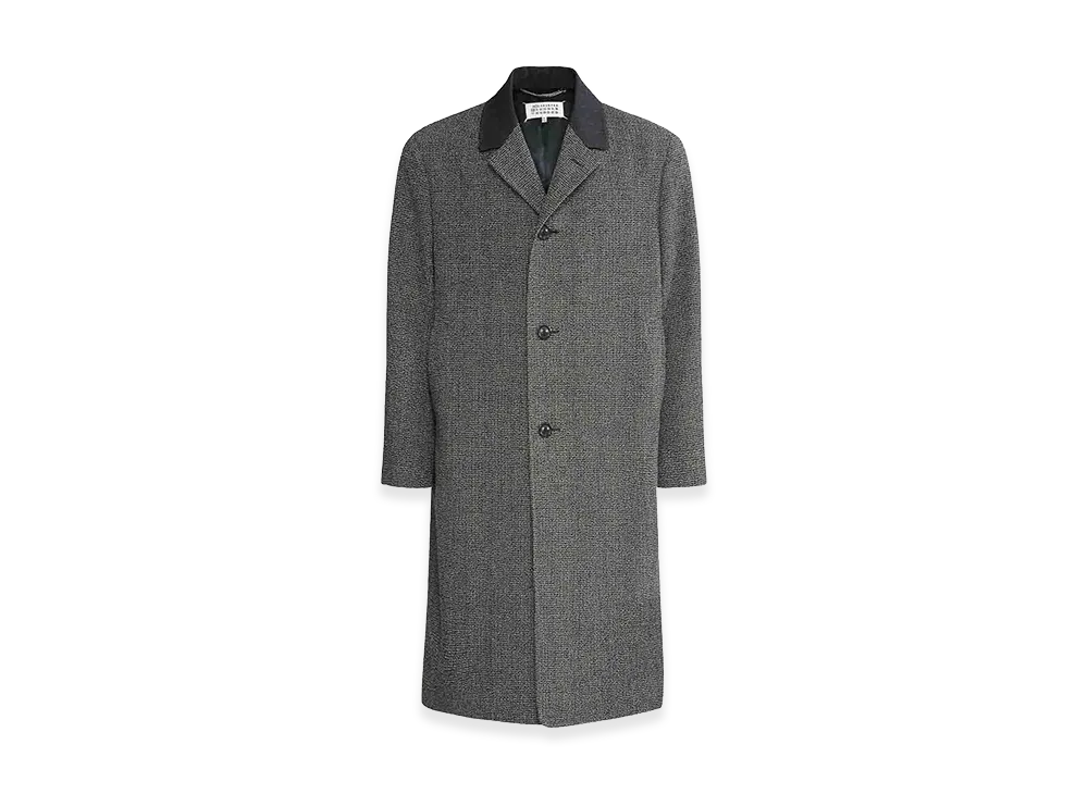 Maison Margiela Long Single-Breasted Wool Coat "Gray"