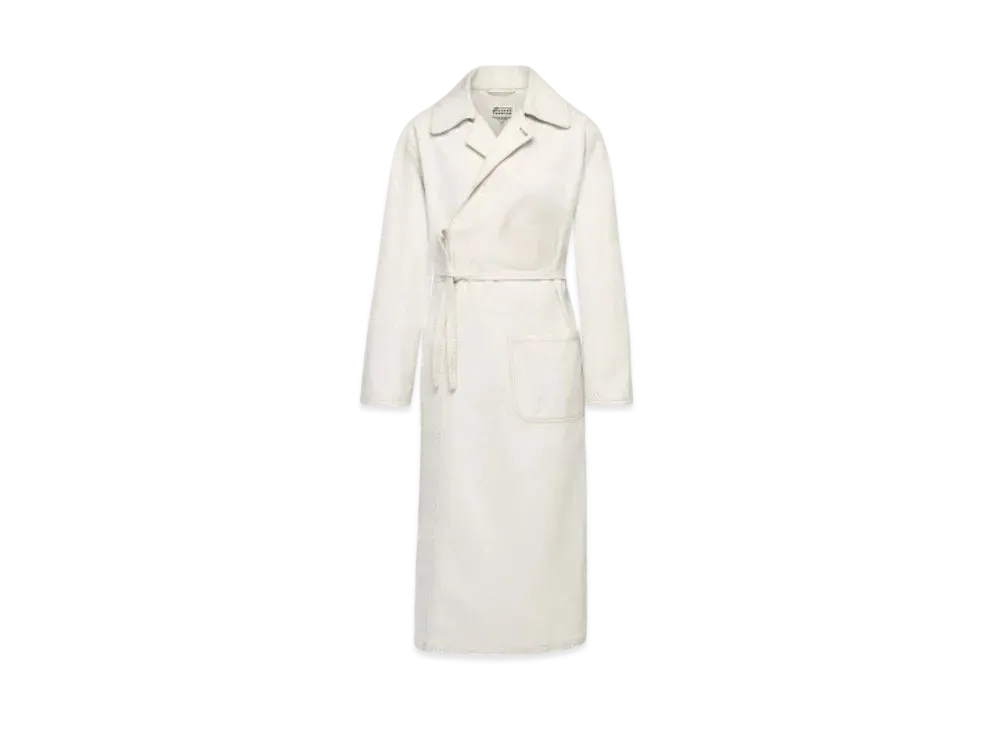 Maison Margiela Chalk Selvedge Denim Long Jacket "Ice"