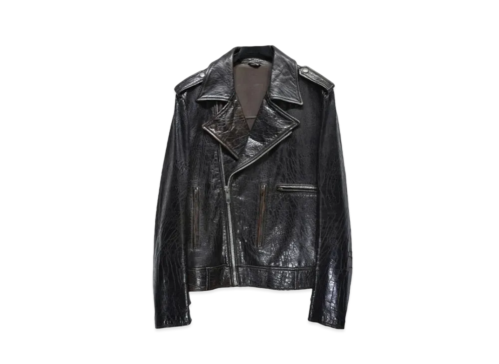 Maison Margiela Destroy Leather Jacket "Brown"