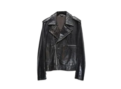 Maison Margiela Destroy Leather Jacket "Brown"