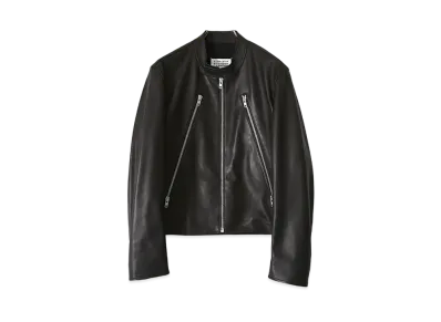 Maison Margiela 5 Zip Leather Jacket "Black"