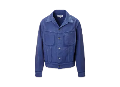 Maison Margiela Worker Moleskin Jacket "Cobalt Blue"