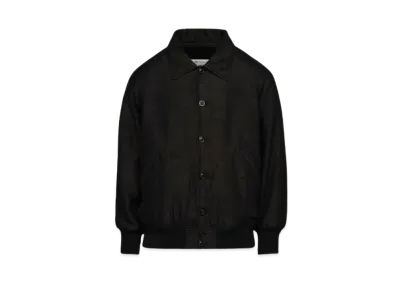 Maison Margiela Silk Dupion Bomber Jacket "Black"