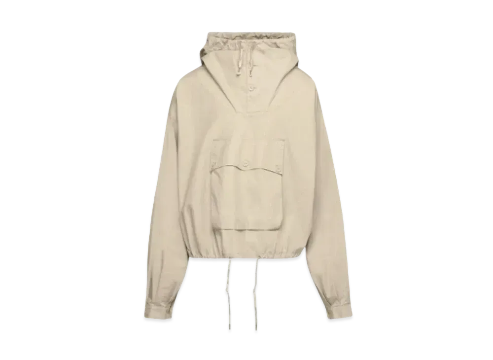 メゾンマルジェラ コーティッドコットンフーディードジャケット "クリーム" S50AM0597S60505730