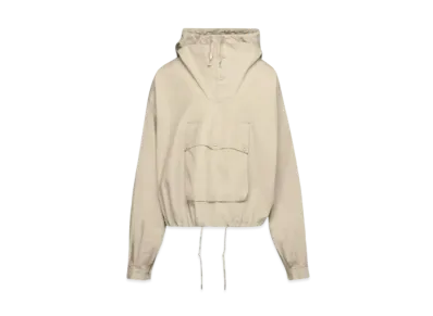 Maison Margiela Coated Cotton Hooded Jacket "Cream"