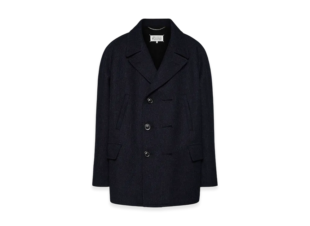 Maison Margiela Men's Shetland Wool Jacket "Navy"