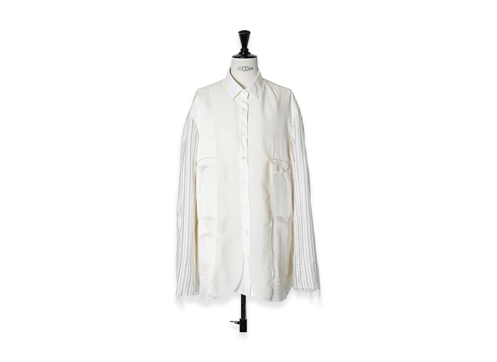 Maison Margiela Insideout Reversible Shirts Jacket "Natural"