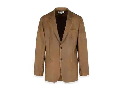 Maison Margiela Blazer In Mohair And Wool "Brown"