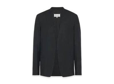 Maison Margiela Minimal Wool Jacket "Dark Gray"