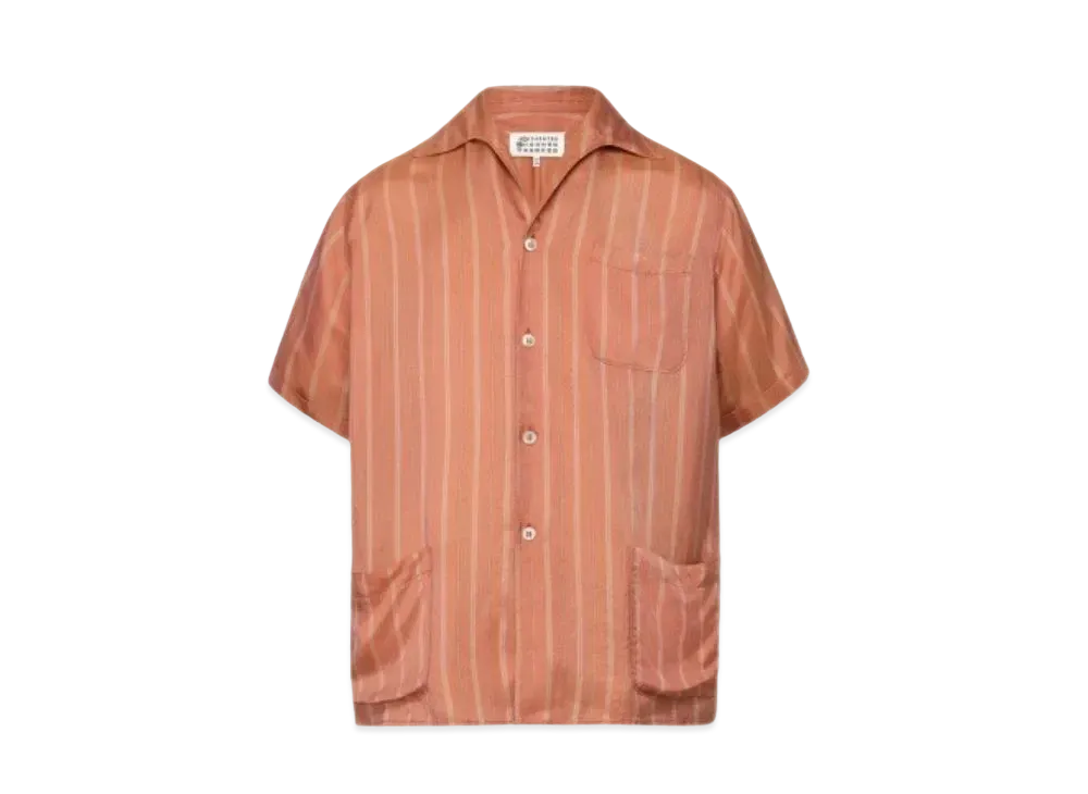 Maison Margiela Regimental Stripe Shirt "Pink"