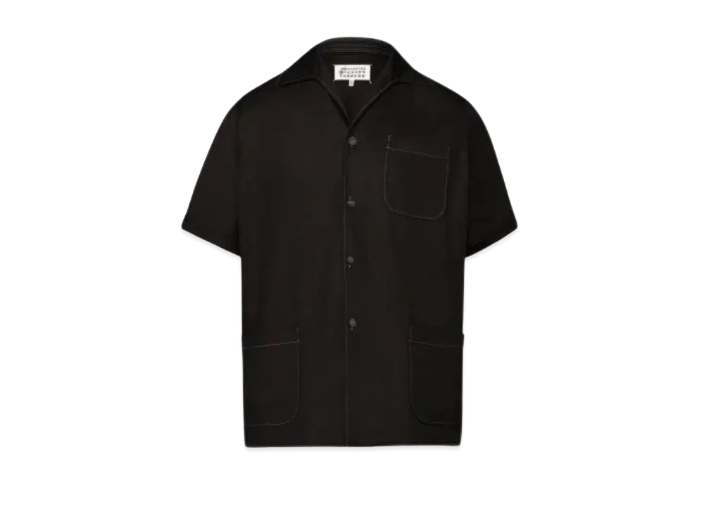 Maison Margiela Rayon Twill Shirt "Black"