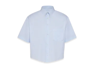 Maison Margiela Men's Short-Sleeved Shirt "Light Blue"