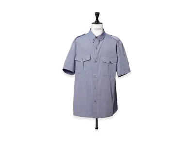 Maison Margiela Foldable Short Sleeve Shirt "Blue"