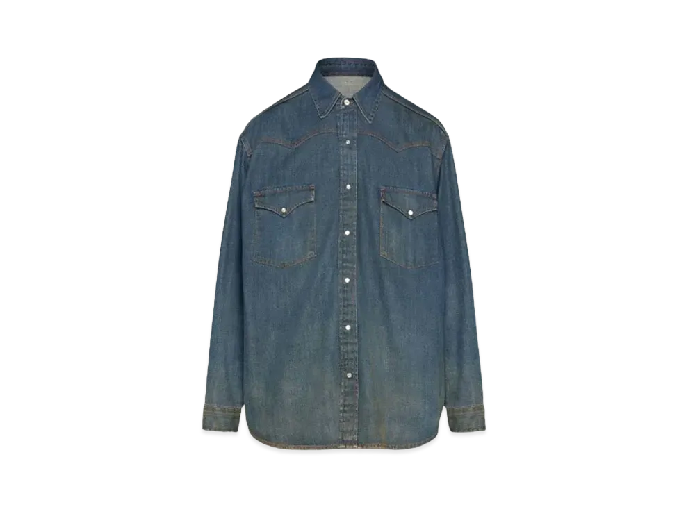 Maison Margiela Americana Wash Shirt "Vintage Blue"