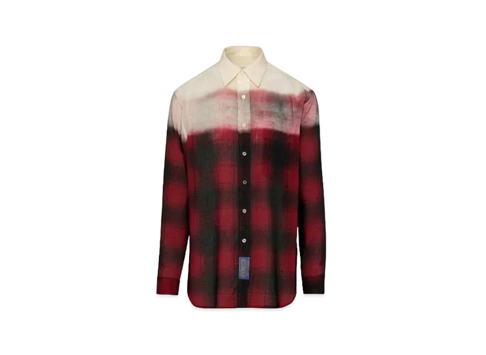 Maison Margiela Pendleton Contrast Shirt "Red/Black"
