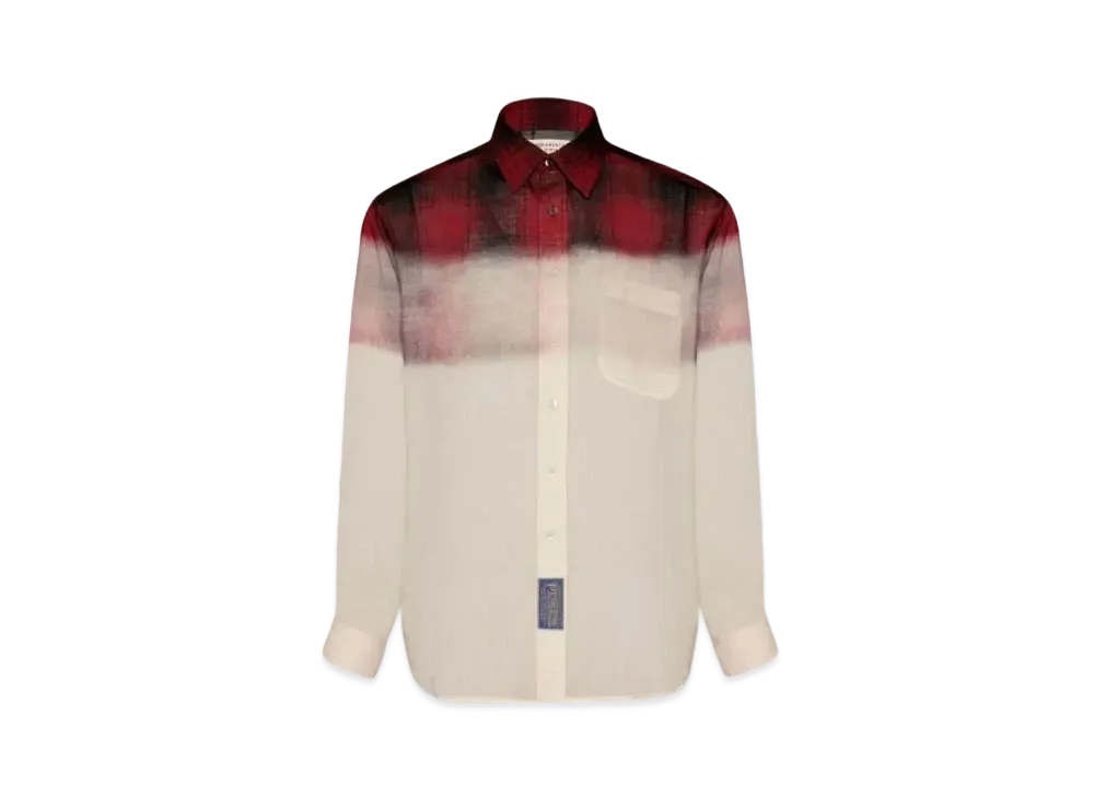 Maison Margiela Pendleton Contrast Shirt "Red/Black"