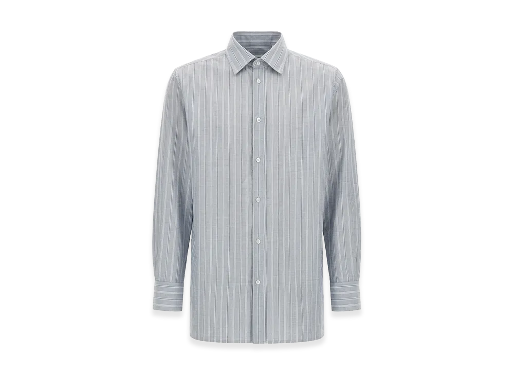 Maison Margiela Striped Shirt "Azure"