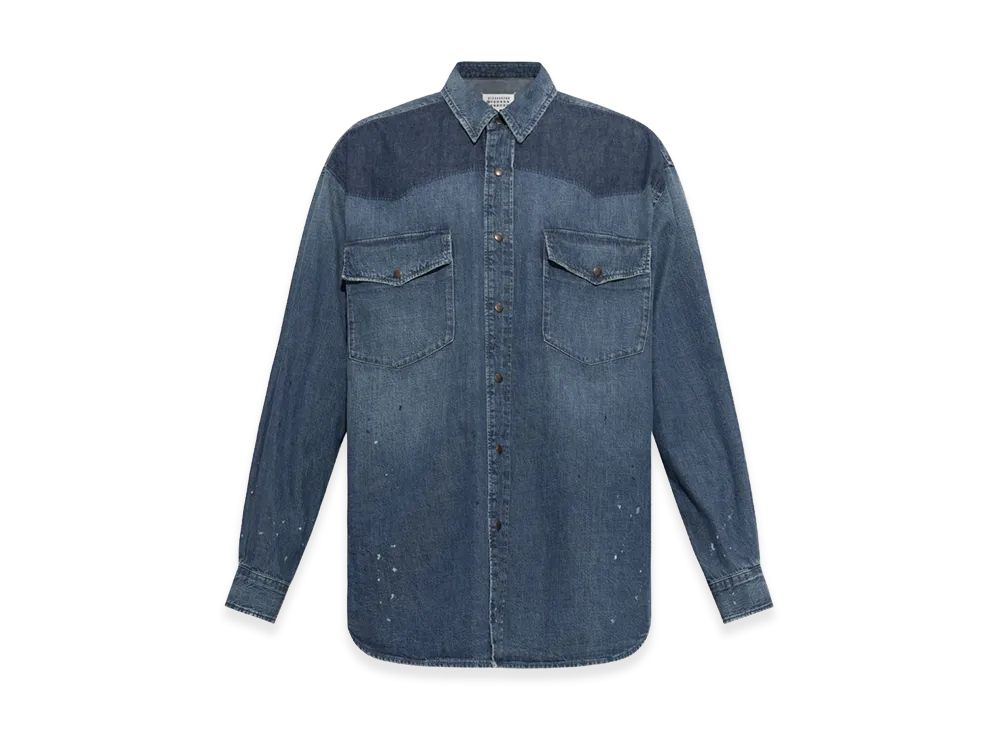 Maison Margiela Women's Shirts "Blue"