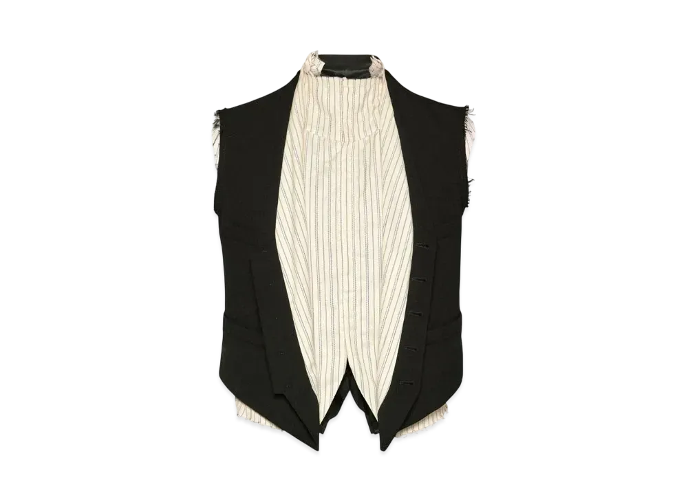 Maison Margiela Men's Anonymity of The Lining Waistcoat "Black"