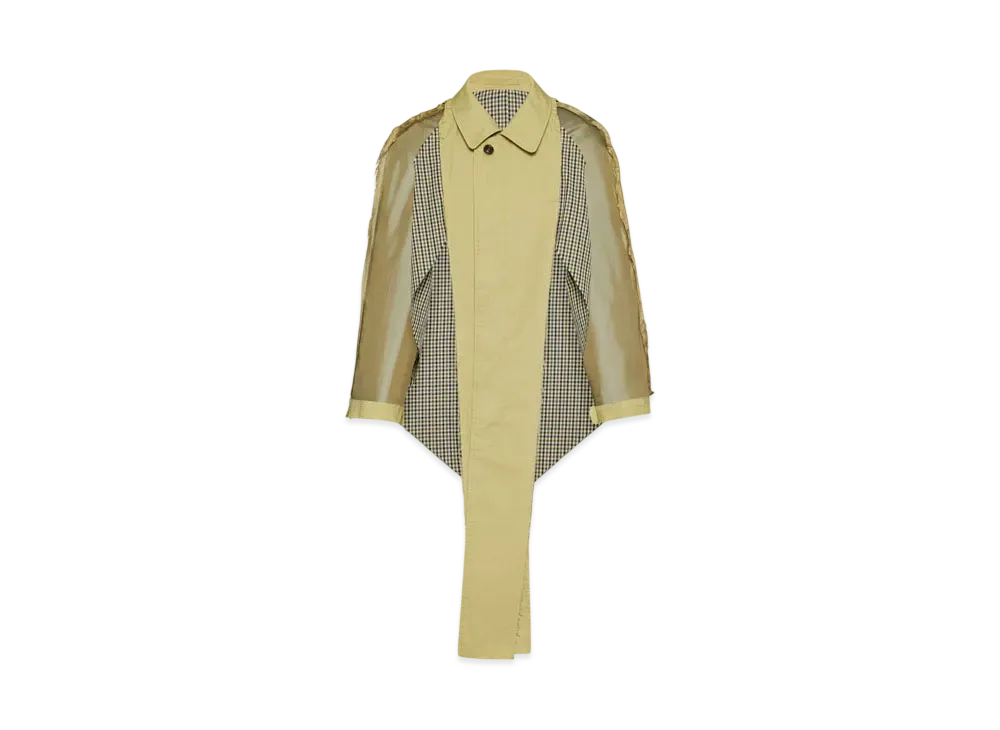 Maison Margiela Men's Decortique Trench Scarf "Pink Beige"