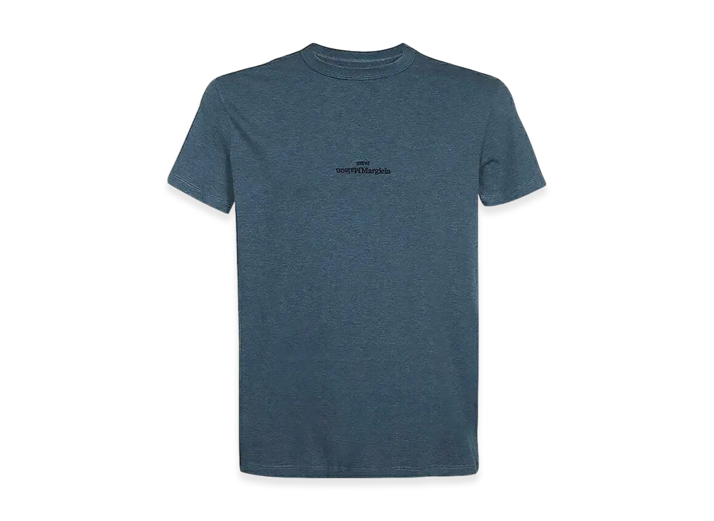 メゾンマルジェラ クルーネック Tシャツ "ネイビー"