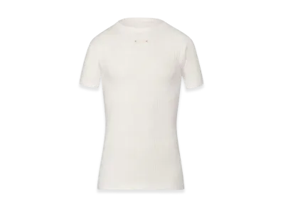Maison Margiela Women's Fancy Rib T-Shirt "Off White"