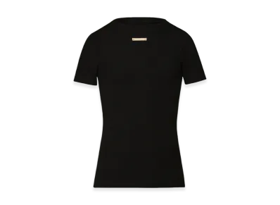 Maison Margiela Women's Fancy Rib T-Shirt "Black"