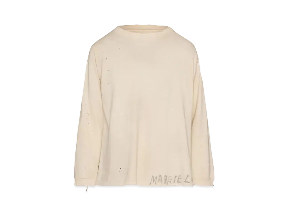 Maison Margiela Handwritten Logo Top "Dirty Ecru"