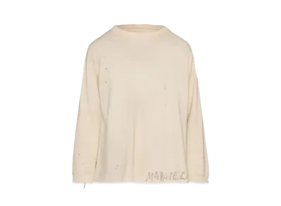 Maison Margiela Handwritten Logo Top "Dirty Ecru"